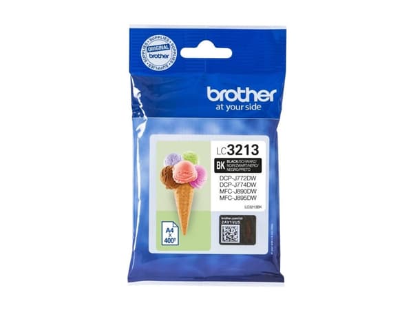 Brother LC3213BK - Svart - original - blekkpatron - for Brother DCP-J572, DCP-J772, DCP-J774, MFC-J890, MFC-J895