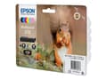 Pikkukuva 1 / 5: Epson Squirrel Multipack 6-colours 378 Claria Photo HD Ink, Perusvärintuotto, 5,5 ml, 4,1 ml, 1 kpl, Monipakkaus