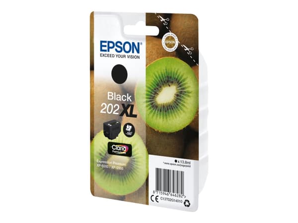 Epson Kiwi Singlepack Black 202XL Claria Premium Ink
