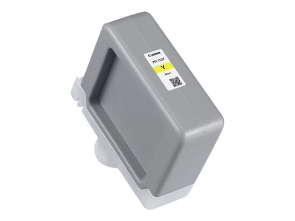 Canon PFI-110 Y - 160 ml - gul - original - blekkbeholder - for imagePROGRAF TX-2000, TX-2100, TX-3000, TX-3100, TX-4000, TX-4100