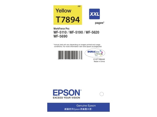Epson Ink Cartridge XXL Yellow