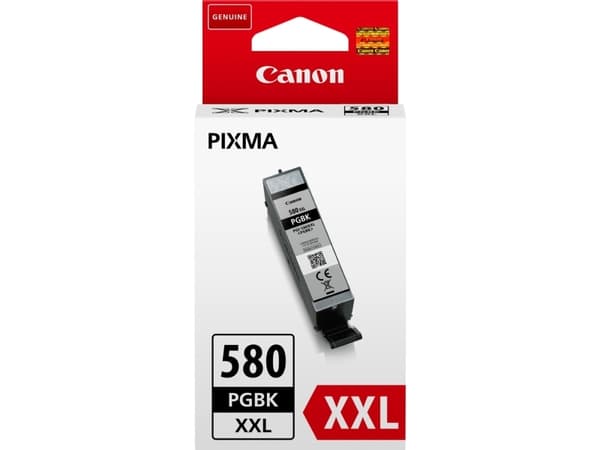 Canon PGI-580PGBK XXL - 25.7 ml - XXL-storlek - svart - original - bläcktank - för PIXMA TS6251, TS6350, TS6351, TS705, TS8252, TS8350, TS8351, TS835
