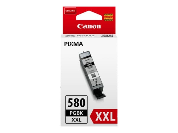 Canon PGI-580PGBK XXL - 25.7 ml - XXL-storlek - svart - original - bläcktank - för PIXMA TS6251, TS6350, TS6351, TS705, TS8252, TS8350, TS8351, TS835