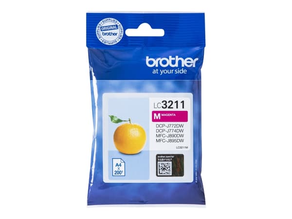 Brother LC3211M - Magenta - original - blekkpatron - for Brother DCP-J572, DCP-J772, DCP-J774, MFC-J890, MFC-J895
