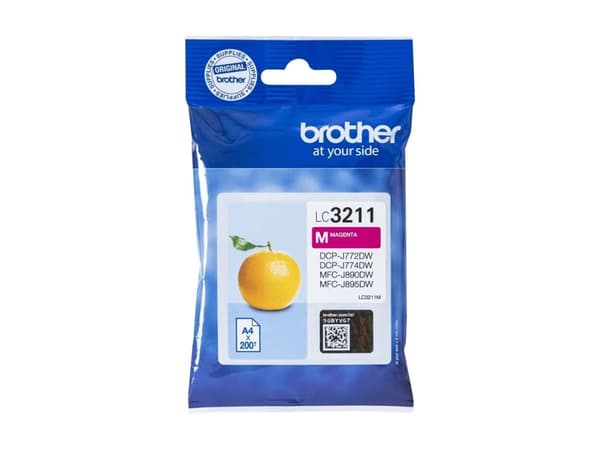 Brother LC3211M - Magenta - original - blekkpatron - for Brother DCP-J572, DCP-J772, DCP-J774, MFC-J890, MFC-J895