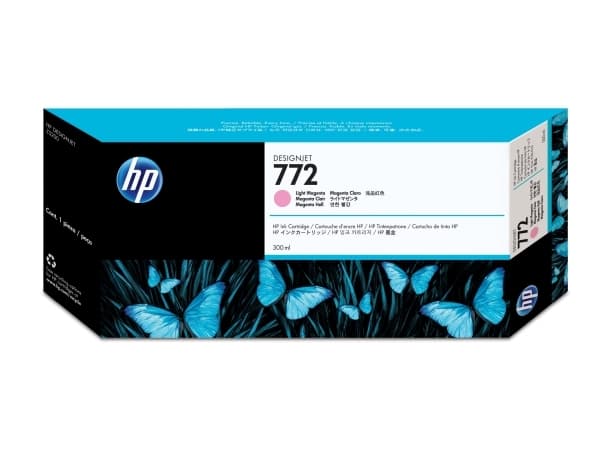 HP 772 - 300 ml - ljus magenta - original - DesignJet - bläckpatron - för DesignJet HD Pro MFP, Z5200, Z5200 PostScript, Z5400 PostScript ePrinter