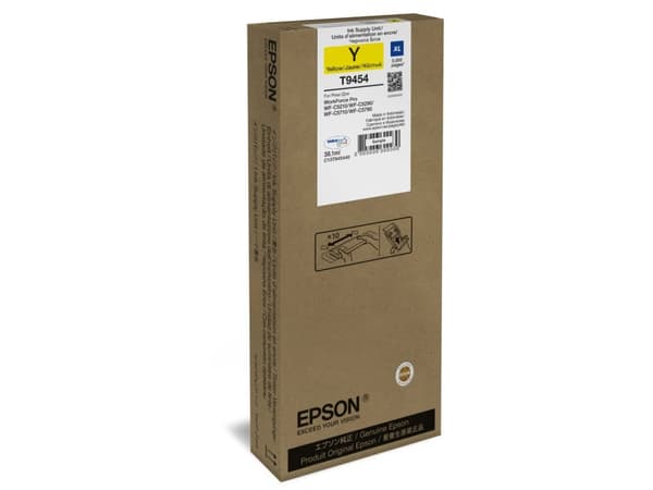 Epson T9454 - 38.1 ml - XL-størrelse - gul - original - blekkpatron - for WorkForce Pro WF-C5210DW, WF-C5290DW, WF-C5710DWF, WF-C5790DWF
