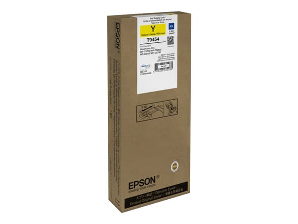 Epson T9454 - 38.1 ml - XL-størrelse - gul - original - blekkpatron - for WorkForce Pro WF-C5210DW, WF-C5290DW, WF-C5710DWF, WF-C5790DWF