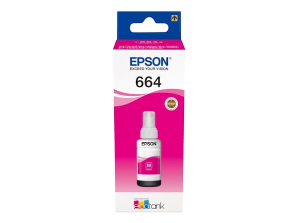 Blekkpatron EPSON T6643 C13T66434010, 6500 sider, magenta
