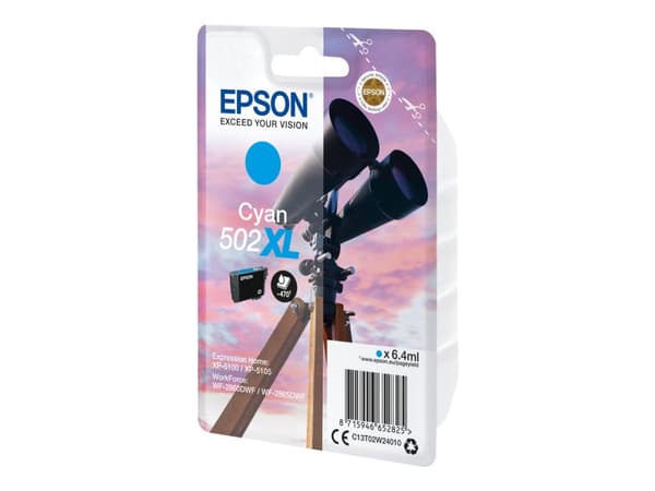 Epson Singlepack Cyan 502XL Ink
