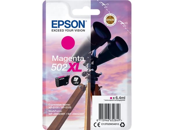 Epson Singlepack Magenta 502XL Ink