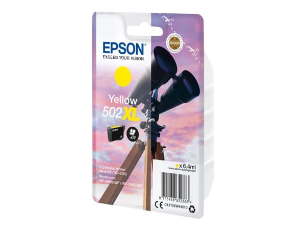 Epson Singlepack Yellow 502XL Ink