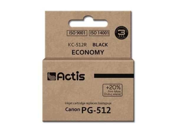 Actis KC-512R, Standard utskriftsproduksjon, Pigmentbasert blekk, 15 ml, 1 stykker, Enkeltpakke