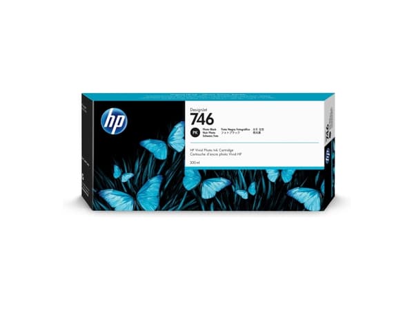 Bläckpatron hp 746 p2v82a, 300 ml, foto svart