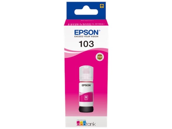 Epson 103 - 65 ml - magenta - original - blekkpåfylling - for Epson L1210, L3210, L3211, L3250, L3251, L3256, L3260, L3266, L5290, L5296; EcoTank L12