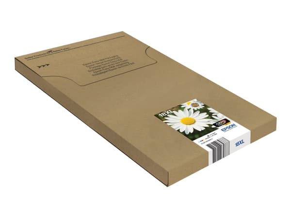 Epson 18XL Multipack Easy Mail Packaging - 4-pack - 31.3 ml - XL - svart, gul, cyan, magenta - original - blister - blekkpatron - for Expression Home