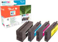 Miniatyrbilde 4 av 4: Peach PI300-721, Sort, Cyan, Fiolblå, Gult, Pigmentbasert blekk, Pigmentbasert blekk, 3 stykker