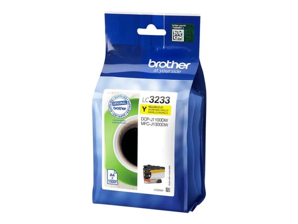 Brother LC3233Y - Mørkegul - original - skriverpatron - for Brother DCP-J1100DW, MFC-J1300DW