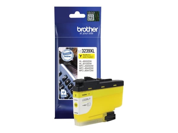 Brother LC3239XLY - Lång livslängd - gul - original - bläckpatron - för Brother HL-J6000DW, HL-J6100DW, MFC-J5945DW, MFC-J6945DW, MFC-J6947DW