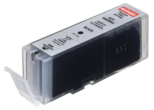 Activejet ACC-580BNX, Ekstra (super) høyt utbytte, Pigmentbasert blekk, 25,7 ml, 650 sider, 1 stykker, Enkeltpakke