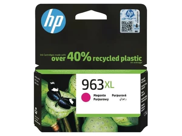 HP 963XL alkuperäinen riittoisa magenta mustepatruuna
