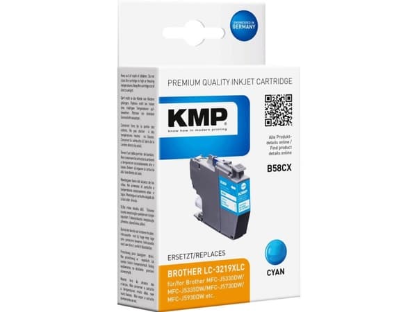 KMP 1538,4003, Høyt (XL) utbytte, Cyan, 1 stykker