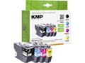 Miniatyrbilde 5 av 5: KMP MULTIPACK B58VX - 4-pack - Høy ytelse - svart, gul, cyan, magenta - kompatibel - blekkpatron (alternativ for: Brother LC3219XLBK, Brother LC3219X