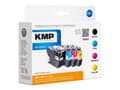 Miniatyrbilde 1 av 5: KMP MULTIPACK B58VX - 4-pack - Høy ytelse - svart, gul, cyan, magenta - kompatibel - blekkpatron (alternativ for: Brother LC3219XLBK, Brother LC3219X