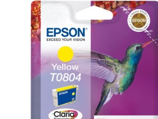 Tusz Epson tusz T0804 (C13T080440) Gul
