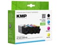 Miniatyrbilde 2 av 3: KMP MULTIPACK H176VX - 4-pack - XXL-størrelse - svart, gul, cyan, magenta - kompatibel - blekkpatron (alternativ for: HP 903XL, HP T6M03AE, HP T6M07A