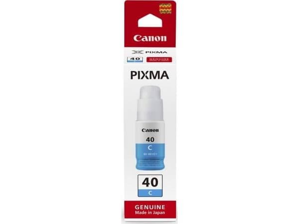 Canon GI 40 C - Cyan - original - blekkrefill - for PIXMA G5040, G6040, G7040, GM2040, GM4040