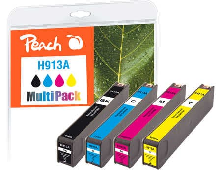 Peach PI300-744, Väriainepohjainen muste, Väriainepohjainen muste, 64 ml, 35 ml, 4 kpl, Monipakkaus