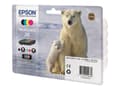 Miniatyrbild 1 av 5: Epson 26 Multipack - 4-pack - svart, gul, cyan, magenta - original - bläckpatron - för Expression Premium XP-510, 520, 600, 605, 610, 615, 620, 625,