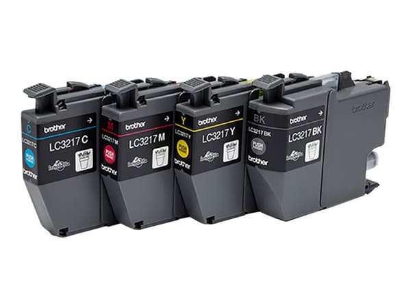 Brother LC3217 Value Pack - 4-pack - svart, gul, cyan, magenta - original - blekkpatron - for Brother MFC-J5330, J5730, J5930, J6530, J6935; Business