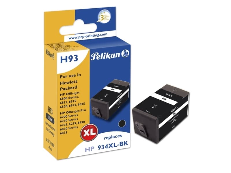 Pelikan Patrone HP H93 C2P23AE - HP934XL black remanufactured