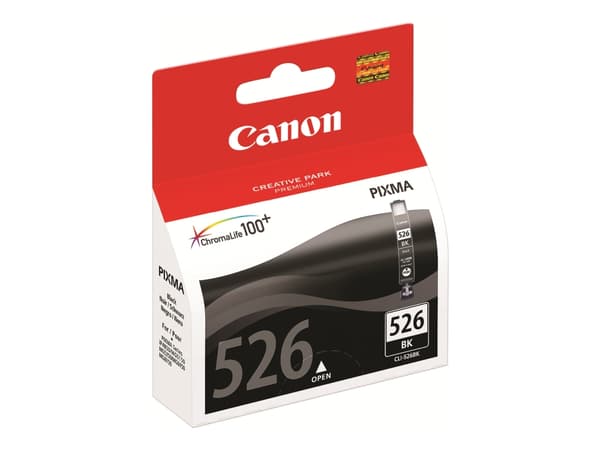 Canon CLI-526BK - Svart - original - blekkbeholder - for PIXMA iP4950, iX6550, MG5250, MG5350, MG6150, MG6250, MG8150, MG8250, MX715, MX885, MX895
