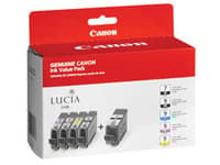 Canon PGI-9 MBK/PC/PM/R/G Multi-Pack - 5-pack - rød, grønn, matt svart, fotocyan, fotomagenta - original - blekkbeholder - for PIXMA Pro9500, Pro9500