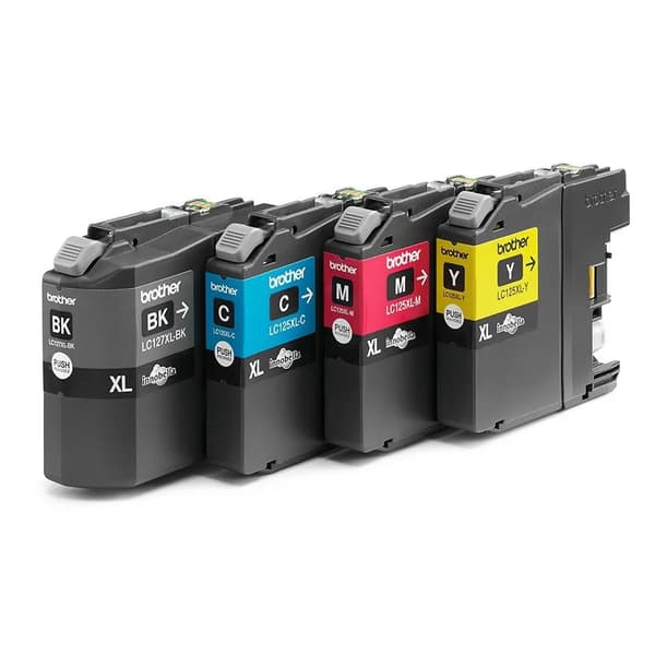 Brother LC127XLVALBP, 1200 sivua, 1200 sivua, 4 kpl, Monipakkaus