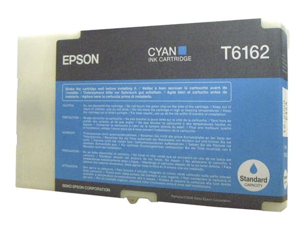 Epson T6162 - 53 ml - cyan - original - blekkpatron - for B 300, 310N, 500DN, 510DN