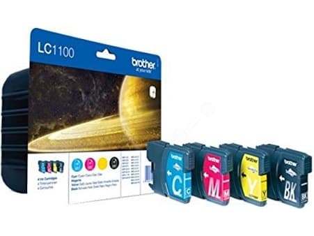 Brother LC1100 Value Pack - 4-pack - svart, gul, cyan, magenta - original - bläckpatron - för Brother DCP-185, DCP-385, DCP-6690, MFC-490, MFC-5490,