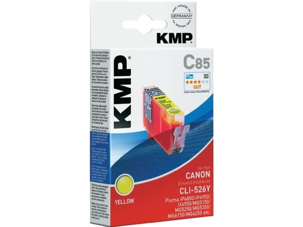 KMP C85 - 9 ml - gul - kompatibel - bläckpatron - för Canon PIXMA iP4950, iX6550, MG5350, MG6150, MG6250, MG8150, MG8250, MX715, MX885, MX895