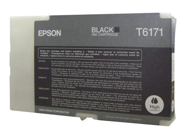 Epson T6171 - 100 ml - høykapasitets - svart - original - blekkpatron - for B 500DN, 510DN