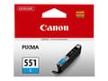 Miniatyrbilde 4 av 5: Canon CLI-551C - 7 ml - cyan - original - blekkbeholder - for PIXMA iP8750, iX6850, MG5550, MG5650, MG5655, MG6450, MG6650, MG7150, MG7550, MX725, MX