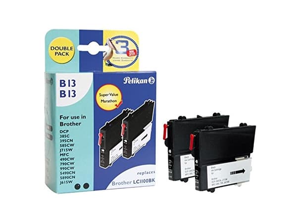 Pelikan 4107855, Pigmentbasert blekk, 2 stykker, Multipakke