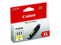 Miniatyrbilde 4 av 5: Canon CLI-551Y XL - 11 ml - Høy ytelse - gul - original - blekkbeholder - for PIXMA iP8750, iX6850, MG5550, MG5650, MG5655, MG6450, MG6650, MG7150, M