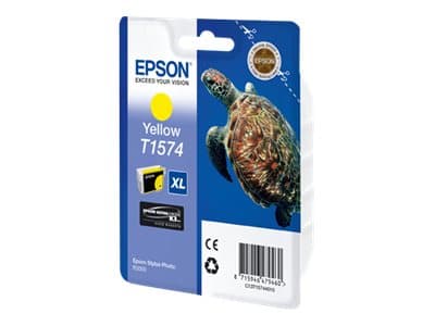 Epson T1574 - 25.9 ml - gul - original - blister - blekkpatron - for Stylus Photo R3000