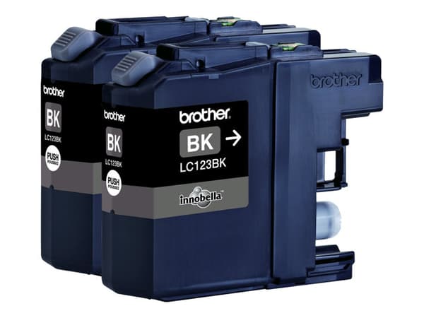Brother LC-123BK, 600 sivua, 600 sivua, 1 kpl, Monipakkaus