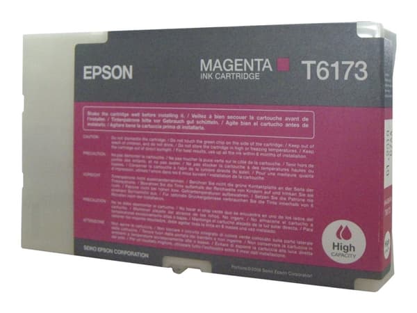 Epson T6173 - 100 ml - høykapasitets - magenta - original - blekkpatron - for B 500DN, 510DN