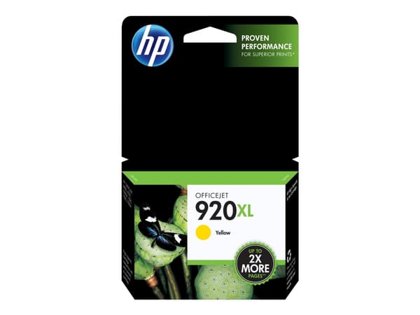 HP 920XL - Hohe Ergiebigkeit - Gelb - original - Blisterverpackung - Tintenpatrone - für Officejet 6000, 6000 E609a, 6500, 6500 E709a, 6500A, 6500A E