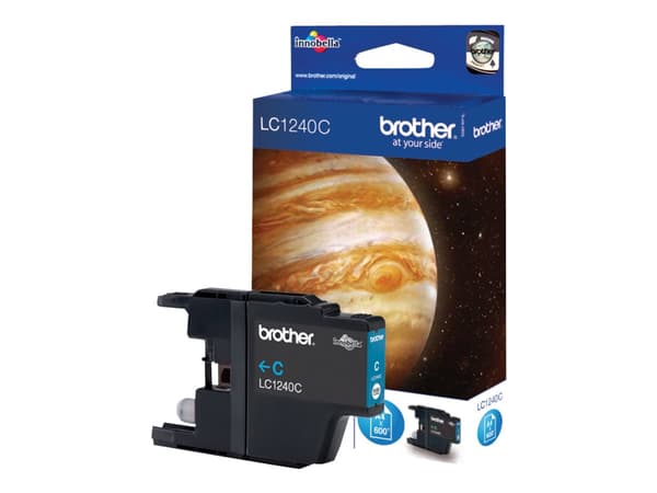 Brother LC1240C - Cyan - original - bläckpatron - för Brother DCP-J525, J725, J925, MFC-J430, J5910, J625, J6510, J6710, J6910, J825